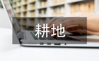 耕地勞動實踐報告