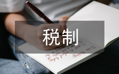 稅制設(shè)計(jì)論文